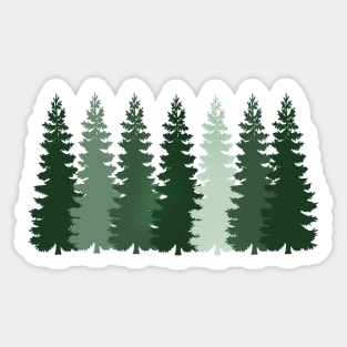 Forest Trees Sticker